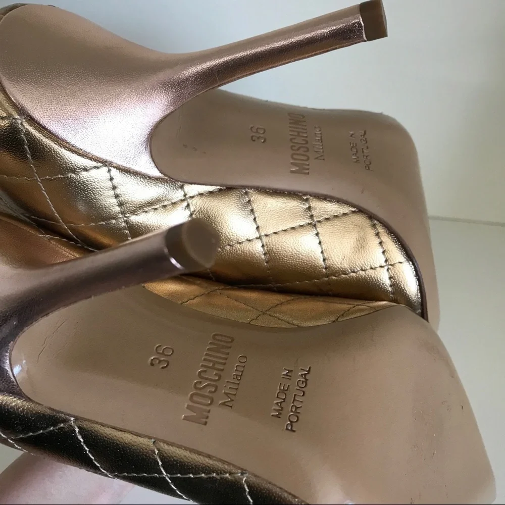 New Moschino Quilted Pumps